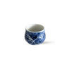 Mino Ware Ceramic Japanese Sake Cup / Light Blue Design - Sorakami