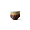 Mino Ware Ceramic Japanese Sake Cup / Dark & Earthy Design - Sorakami