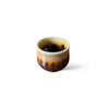 Mino Ware Ceramic Japanese Sake Cup / Dark & Earthy Design - Sorakami